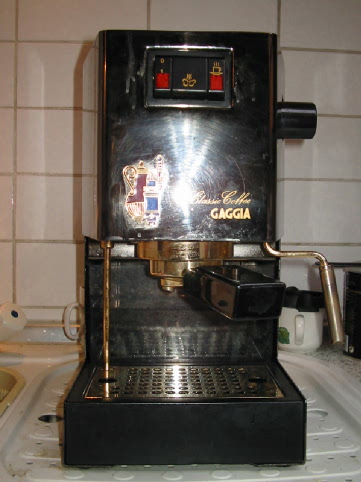 Meine Espressomaschine ca. 3 Jahre alt.